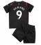 Billige Manchester City Erling Haaland #9 Udebanetrøje Børn 2022-23 Kort ærmer (+ bukser)