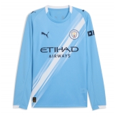 Billige Manchester City Hjemmebanetrøje 2025-26 Lange ærmer