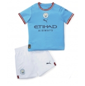 Billige Manchester City Hjemmebanetrøje Børn 2022-23 Kort ærmer (+ bukser)