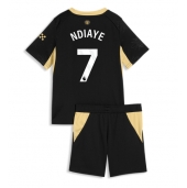 Billige Manchester City Iliman Ndiaye #7 Udebanetrøje Børn 2026-27 Kort ærmer (+ bukser)