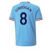 Billige Manchester City Ilkay Gundogan #8 Hjemmebanetrøje 2022-23 Kort ærmer