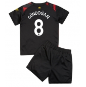 Billige Manchester City Ilkay Gundogan #8 Udebanetrøje Børn 2022-23 Kort ærmer (+ bukser)