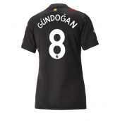 Billige Manchester City Ilkay Gundogan #8 Udebanetrøje Dame 2022-23 Kort ærmer