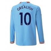Billige Manchester City Jack Grealish #10 Hjemmebanetrøje 2022-23 Lange ærmer