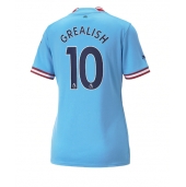 Billige Manchester City Jack Grealish #10 Hjemmebanetrøje Dame 2022-23 Kort ærmer