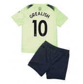 Billige Manchester City Jack Grealish #10 Tredje trøje Børn 2022-23 Kort ærmer (+ bukser)