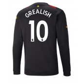 Billige Manchester City Jack Grealish #10 Udebanetrøje 2022-23 Lange ærmer
