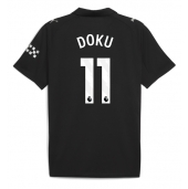 Billige Manchester City Jeremy Doku #11 Udebanetrøje 2025-26 Kort ærmer