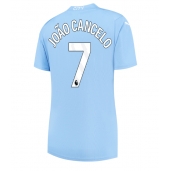 Billige Manchester City Joao Cancelo #7 Hjemmebanetrøje Dame 2023-24 Kort ærmer