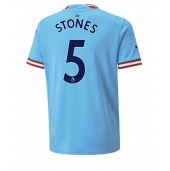 Billige Manchester City John Stones #5 Hjemmebanetrøje 2022-23 Kort ærmer