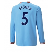 Billige Manchester City John Stones #5 Hjemmebanetrøje 2022-23 Lange ærmer