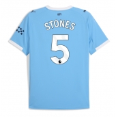 Billige Manchester City John Stones #5 Hjemmebanetrøje 2025-26 Kort ærmer