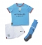 Billige Manchester City John Stones #5 Hjemmebanetrøje Børn 2022-23 Kort ærmer (+ bukser)