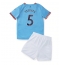 Billige Manchester City John Stones #5 Hjemmebanetrøje Børn 2022-23 Kort ærmer (+ bukser)