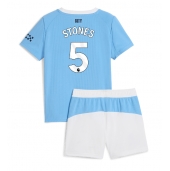 Billige Manchester City John Stones #5 Hjemmebanetrøje Børn 2025-26 Kort ærmer (+ bukser)