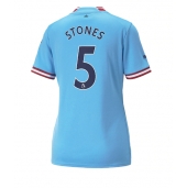 Billige Manchester City John Stones #5 Hjemmebanetrøje Dame 2022-23 Kort ærmer