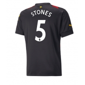 Billige Manchester City John Stones #5 Udebanetrøje 2022-23 Kort ærmer