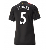 Billige Manchester City John Stones #5 Udebanetrøje Dame 2022-23 Kort ærmer