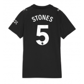 Billige Manchester City John Stones #5 Udebanetrøje Dame 2025-26 Kort ærmer