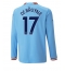 Billige Manchester City Kevin De Bruyne #17 Hjemmebanetrøje 2022-23 Lange ærmer