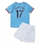 Billige Manchester City Kevin De Bruyne #17 Hjemmebanetrøje Børn 2022-23 Kort ærmer (+ bukser)