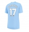 Billige Manchester City Kevin De Bruyne #17 Hjemmebanetrøje Dame 2023-24 Kort ærmer