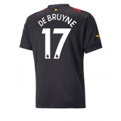 Billige Manchester City Kevin De Bruyne #17 Udebanetrøje 2022-23 Kort ærmer