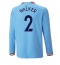 Billige Manchester City Kyle Walker #2 Hjemmebanetrøje 2022-23 Lange ærmer