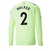 Billige Manchester City Kyle Walker #2 Tredje trøje 2022-23 Lange ærmer