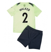 Billige Manchester City Kyle Walker #2 Tredje trøje Børn 2022-23 Kort ærmer (+ bukser)