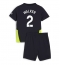 Billige Manchester City Kyle Walker #2 Udebanetrøje Børn 2024-25 Kort ærmer (+ bukser)