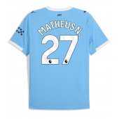 Billige Manchester City Matheus Nunes #27 Hjemmebanetrøje 2025-26 Kort ærmer