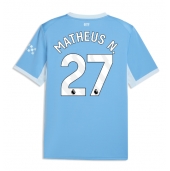 Billige Manchester City Matheus Nunes #27 Hjemmebanetrøje 2026-27 Kort ærmer