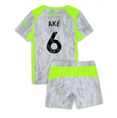 Billige Manchester City Nathan Ake #6 Tredje trøje Børn 2025-26 Kort ærmer (+ bukser)