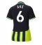 Billige Manchester City Nathan Ake #6 Udebanetrøje Dame 2024-25 Kort ærmer