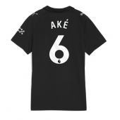Billige Manchester City Nathan Ake #6 Udebanetrøje Dame 2025-26 Kort ærmer