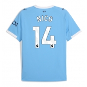 Billige Manchester City Nico Gonzalez #14 Hjemmebanetrøje 2025-26 Kort ærmer