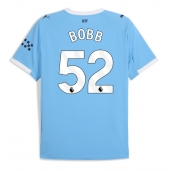 Billige Manchester City Oscar Bobb #52 Hjemmebanetrøje 2025-26 Kort ærmer