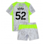 Billige Manchester City Oscar Bobb #52 Tredje trøje Børn 2025-26 Kort ærmer (+ bukser)