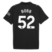 Billige Manchester City Oscar Bobb #52 Udebanetrøje 2025-26 Kort ærmer