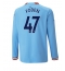 Billige Manchester City Phil Foden #47 Hjemmebanetrøje 2022-23 Lange ærmer