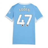 Billige Manchester City Phil Foden #47 Hjemmebanetrøje Dame 2026-27 Kort ærmer
