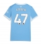Billige Manchester City Phil Foden #47 Hjemmebanetrøje Dame 2026-27 Kort ærmer