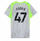 Billige Manchester City Phil Foden #47 Tredje trøje Dame 2025-26 Kort ærmer