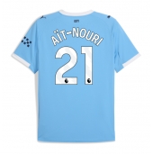 Billige Manchester City Rayan Ait-Nouri #21 Hjemmebanetrøje 2025-26 Kort ærmer