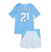 Billige Manchester City Rayan Ait-Nouri #21 Hjemmebanetrøje Børn 2026-27 Kort ærmer (+ bukser)