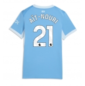 Billige Manchester City Rayan Ait-Nouri #21 Hjemmebanetrøje Dame 2026-27 Kort ærmer