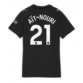 Billige Manchester City Rayan Ait-Nouri #21 Udebanetrøje Dame 2025-26 Kort ærmer