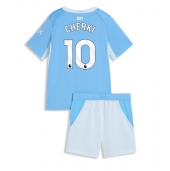 Billige Manchester City Rayan Cherki #10 Hjemmebanetrøje Børn 2026-27 Kort ærmer (+ bukser)