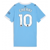 Billige Manchester City Rayan Cherki #10 Hjemmebanetrøje Dame 2025-26 Kort ærmer
